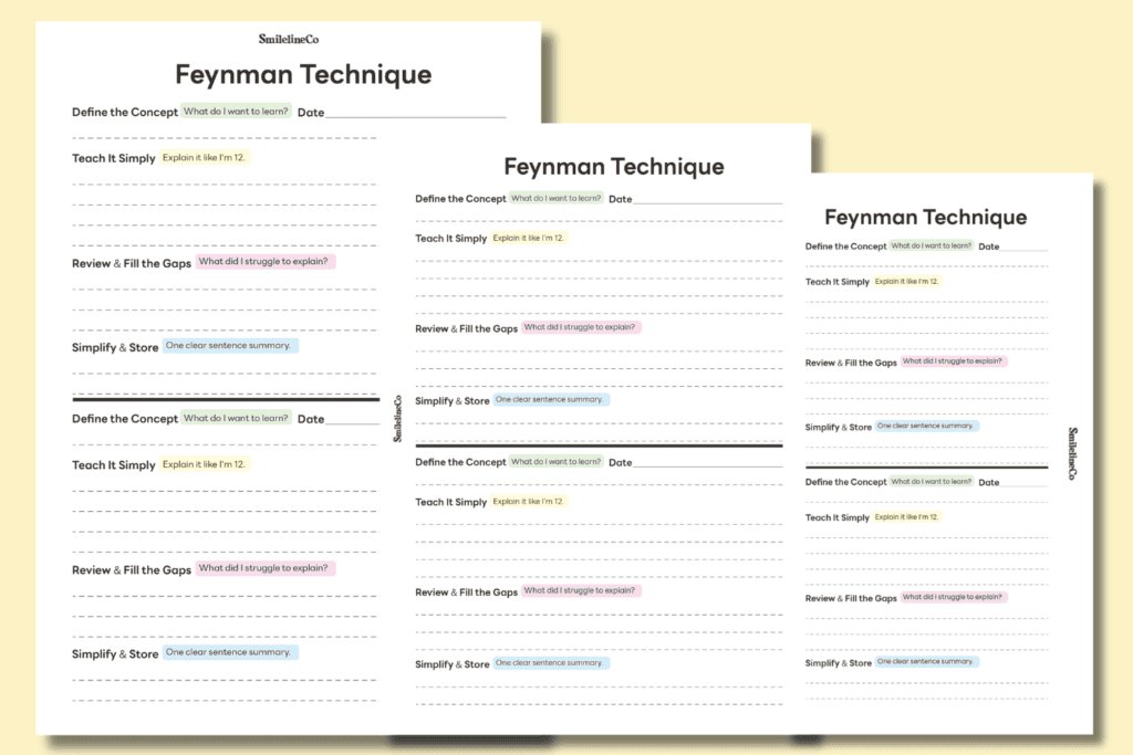 The Feynman Technique product demo