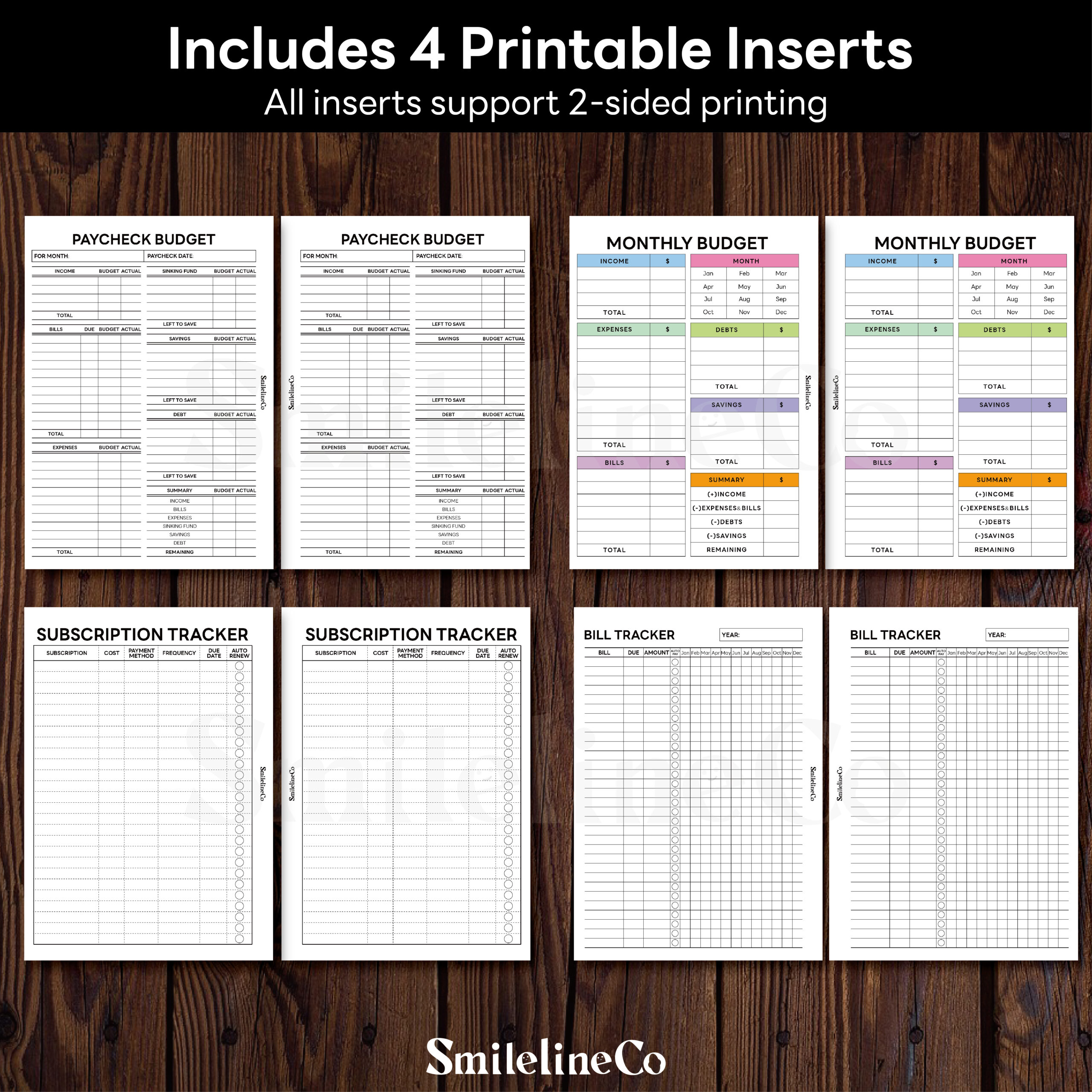Budget Planner Starter Kit Printable | Beginner Bundle A5 & A4 - Image 2