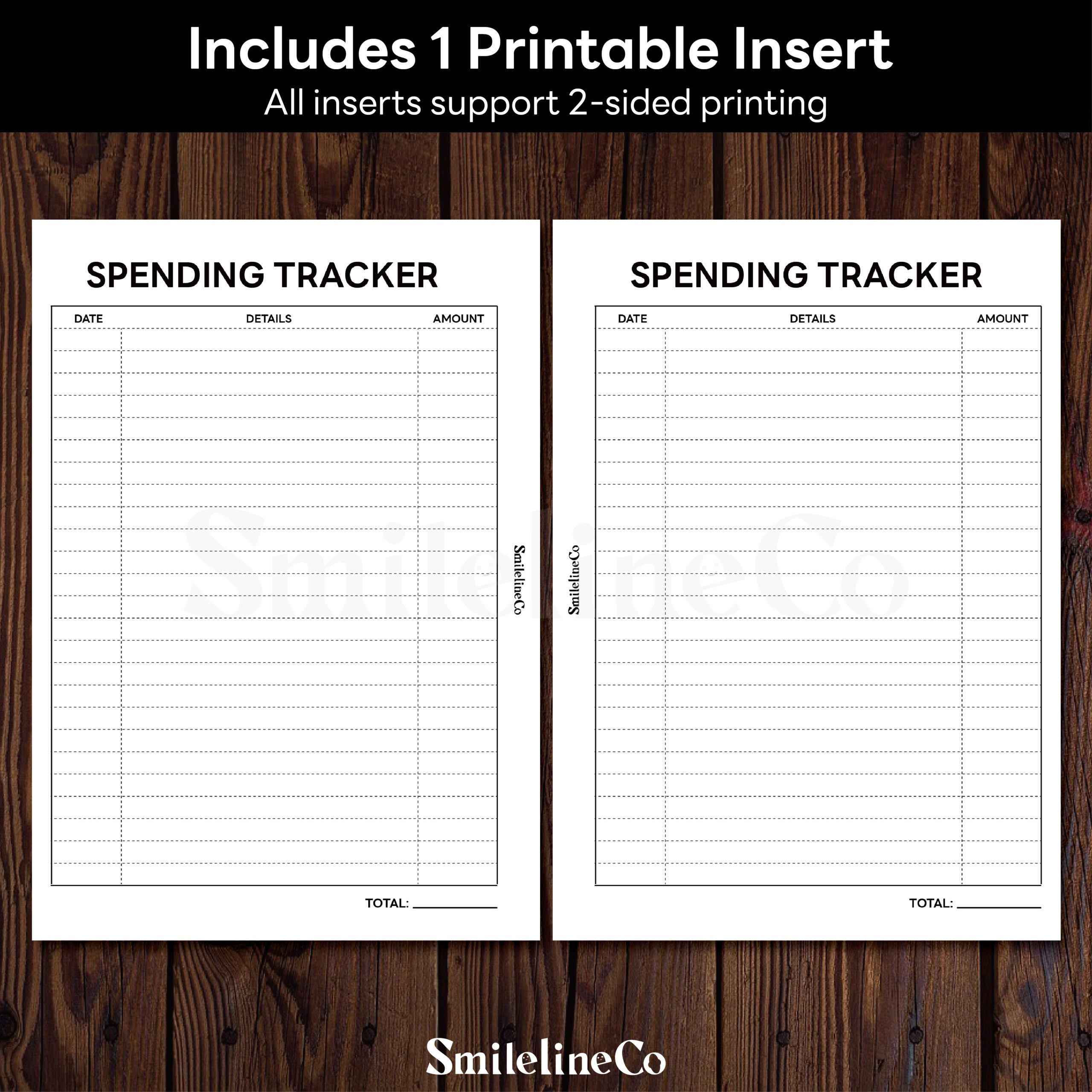 Simple Spending Tracker Printable | Easy A5 & A4 PDF Download - Image 2