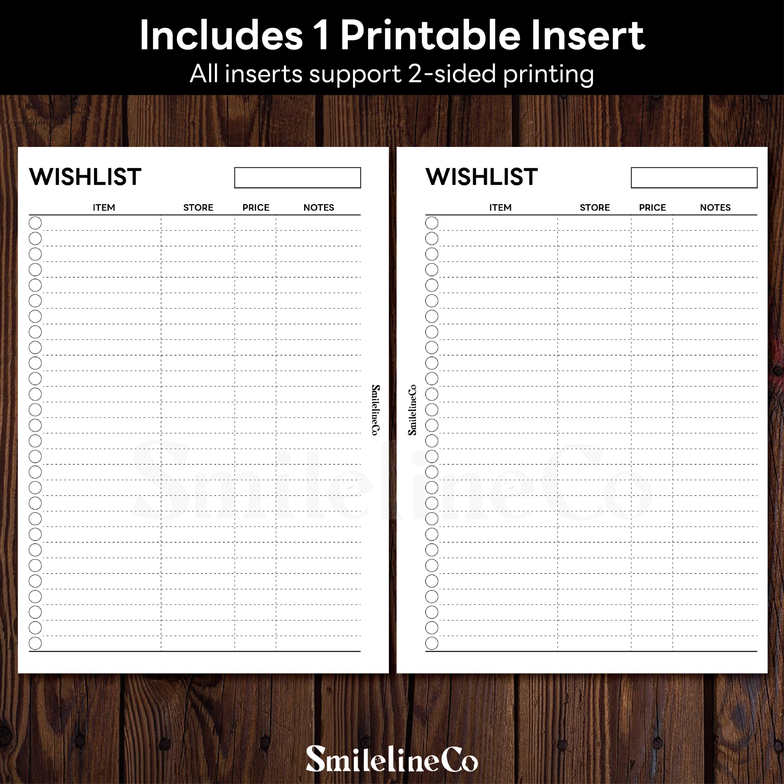 Holiday Wishlist Tracker | Printable Gift Wishlist Planner - Image 2