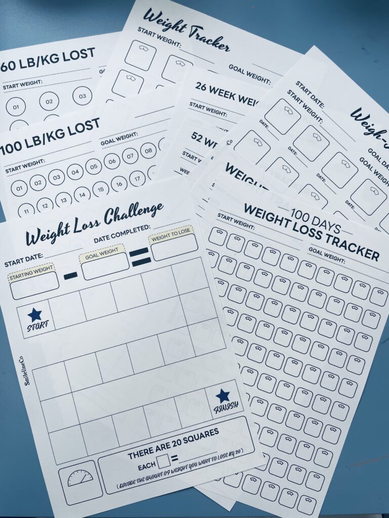 The weight loss page I designed for you