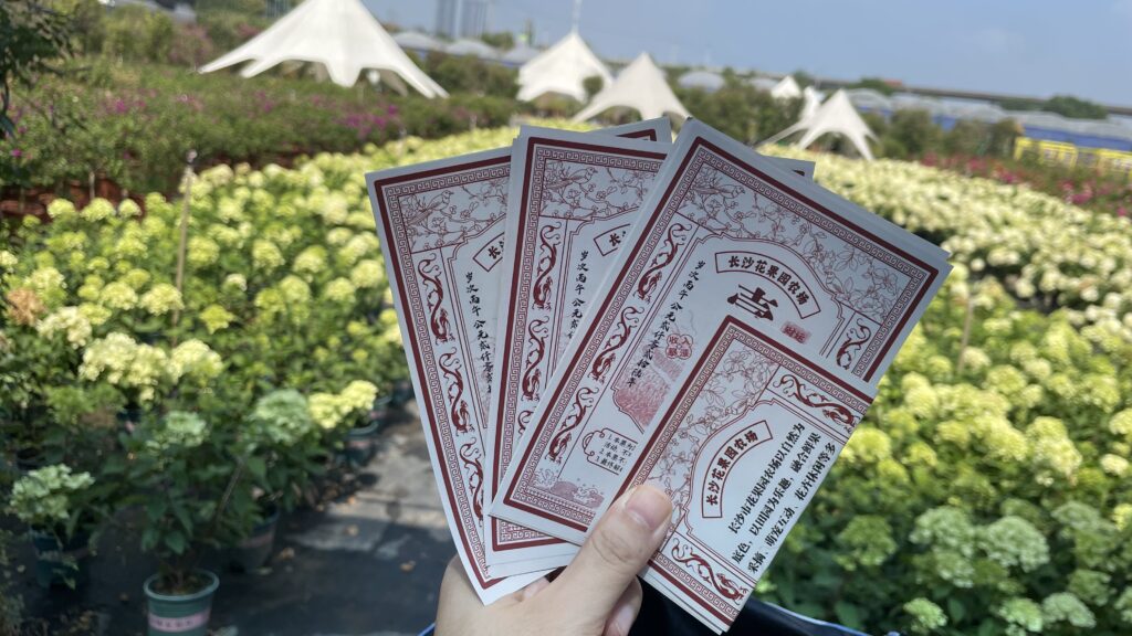 260,000 liang of silver notes given to visitors at Huaguoyuan Farm in Changsha